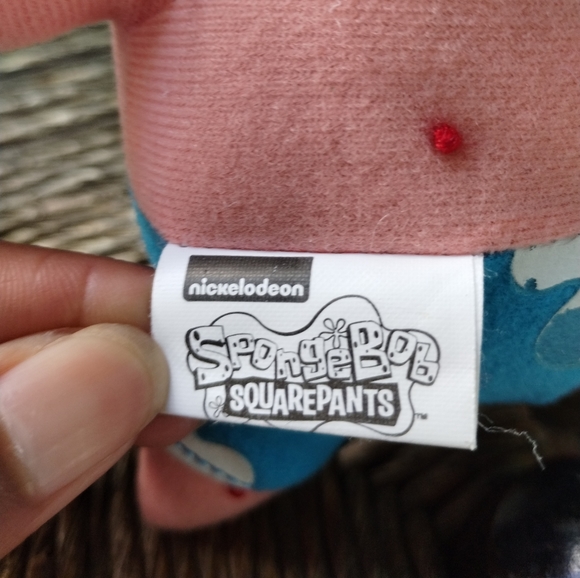 ÷SpongeBob SquarePants Patrick Star Plush with blue Swimtrunks &Glasses 7.5” - Picture 9 of 13